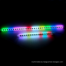 La luz llevada multicolora del tubo de Rgb llevó la luz de la ducha del meteorito de la Navidad, tubo llevado del pixel de Dmx, iluminación de la etapa